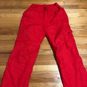 Red Columbia Men Snow Pants - Size M